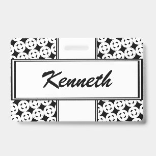 Badge Manette négative par Kenneth Yoncich