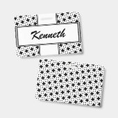 Badge Manette négative par Kenneth Yoncich (Avant & arrière)