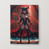 Badge Manifestation avec contact à Crossroads, Anime Dem (Recto)