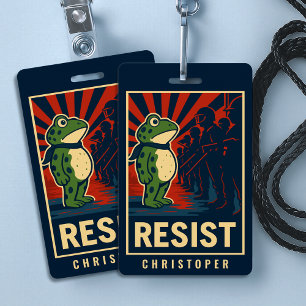 Badge Manifestation de la Grenouille de Portland