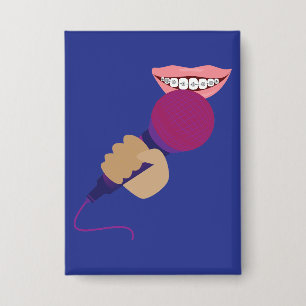 Badge Manipulation de microphone
