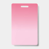 Badge maquillage artiste photo qr code rose petite entre (Back)