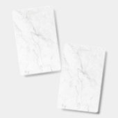 Badge Marbre Blanc (Avant & arrière)