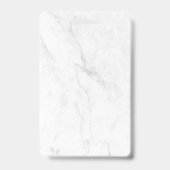 Badge Marbre Blanc (Arrière)