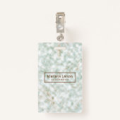 Badge Marbré coloré (Dos avec clip)