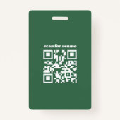 Badge Margs & Matrimony Rétro Enterrement de Vie de Jeun (Dos)