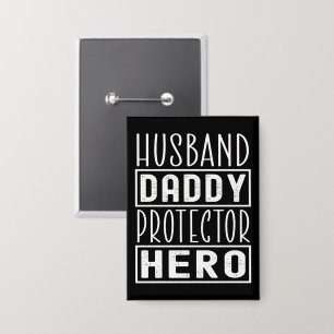 Badge Mari Daddy Protector Hero Vétérinaire Papa