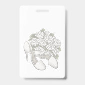 Badge Mariée Heureuse 03 (Arrière)