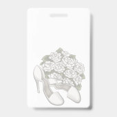Badge Mariée Heureuse 11 (Arrière)
