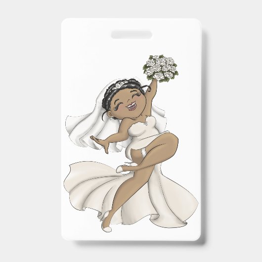 Badge Mariée Heureuse 11 (Avant)