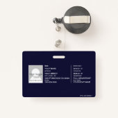 Badge Marin (Back with Retractable)