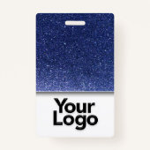 Badge Marine Blue Parties scintillant Professionnel RN I (Dos)