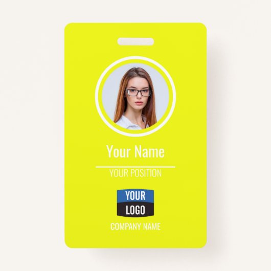 Badge Marine - Carte d'identité photo de l'employé Insig (Devant)