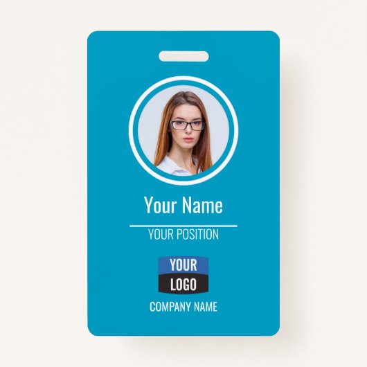 Badge Marine - Carte d'identité photo de l'employé Insig (Devant)