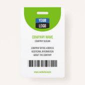 Badge Marine - Carte d'identité photo de l'employé Insig (Dos)