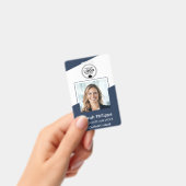 Badge Marine | Code photo de l'employé Insigne de sécuri (Handheld)