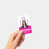 Badge Marine | Photo d'identité de l'employé Sécurité de (Manuel / portable)