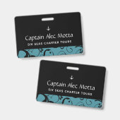 Badge Maritime Anchor Pro Damask (Avant & arrière)