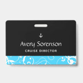 Badge Maritime Anchor Pro Damassé (Arrière)