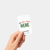 BADGE MARQUE BLANCHE MODERNE ET PERSONNALISABLE VÉRIFIÉE (Manuel / portable)