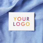 Badge Marque du logo de l'entreprise<br><div class="desc">Montrez votre style ou faites la promotion de votre marque grâce à un bouton personnalisé avec votre logo ou image. Parfait pour l'image de marque d'entreprise, les événements ou l'expression personnelle, ce bouton personnalisé est un moyen simple et efficace de partager votre message. Qu’il s’agisse d’une veste, d’un sac ou...</div>