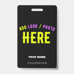 BADGE MARQUE PERSONNALISABLE NOIRE VERIFIEE DE STYLE MOD
