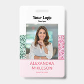 Badge Marque Rose Soft Glam (Avant)