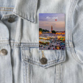 Badge Marrakech, Maroc - Place Jemaa el Fnaa (Insitu)