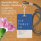 Badge Marseille Bleu Cadeau de Mariage Original ou Marqu