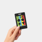 Badge Math Enseignant Math Math vous maintient dans la f (Manuel / portable)