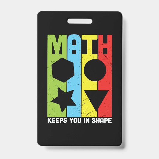 Badge Math Enseignant Math Math vous maintient dans la f (Avant)