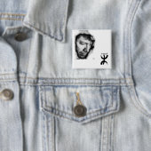 Badge Matoub Lounès (En situation)