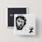 Badge Matoub Lounès (Devant & derrière)