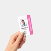Badge MD Doctor Hospital Code photo Médicale de l'employ (Manuel / portable)