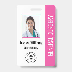 Badge MD Doctor Hospital Code photo Médicale de l'employ