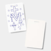 Badge Médaille de Notre-Dame des Grâces (Avant & arrière)