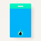 Badge Médecin en plastique / Médecin / Assistante en chi (Dos)