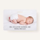 Badge Médecin pédiatrique Carte de visite (Devant)