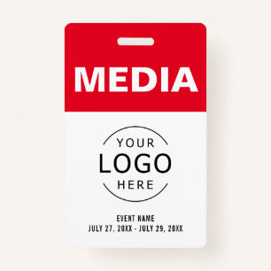 Badge Media All Access Passe votre propre ID d'événement