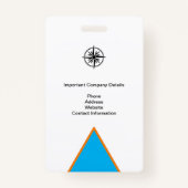 BADGE MÉDIAS D'ENTREPRISE PHOTO DE L'ÉVÉNEMENT D'IDENTIF (Dos)