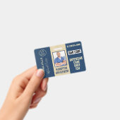 Badge Medica Photo ID Bleus de Marine (Manuel / portable)