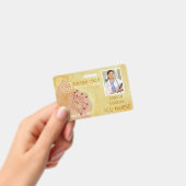 Badge Medica Photo ID Coeurs floraux (Manuel / portable)