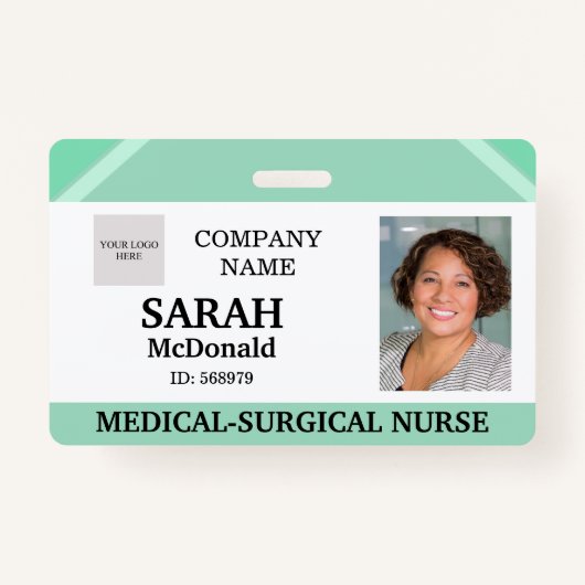 Badge Medical Doctor Nursing Aged Care Security Photo ID (Devant)