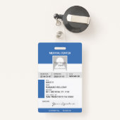 Badge Médicale (Back with Retractable)