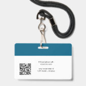 Badge | Medische werknemers foto code korting  (Achterkant met koord)