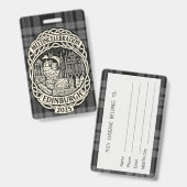 Badge MEETinCelebration Édimbourg (Avant & arrière)