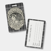 Badge MEETinCelebration Édimbourg (Avant & arrière)