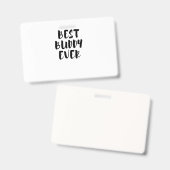 Badge meilleur Buddy (Avant & arrière)