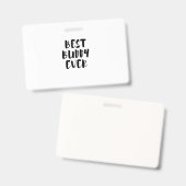 Badge meilleur Buddy (Front & Back)