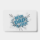 Badge Meilleur Papa du Monde (Arrière)